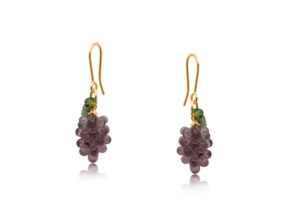 Dionysus Bunch Of Grapes Dangle Earrings