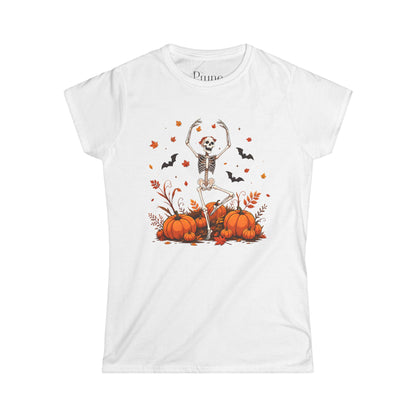 Dancing in the Pumpkin Patch - Women's Cut Fitted Tee