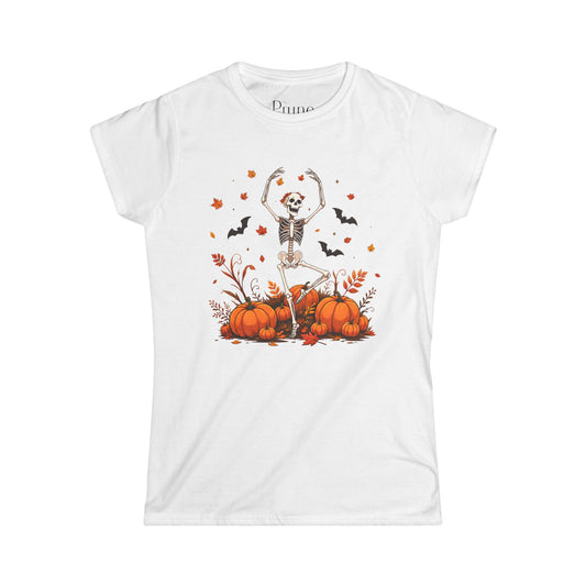 Dancing in the Pumpkin Patch - Women's Cut Fitted Tee