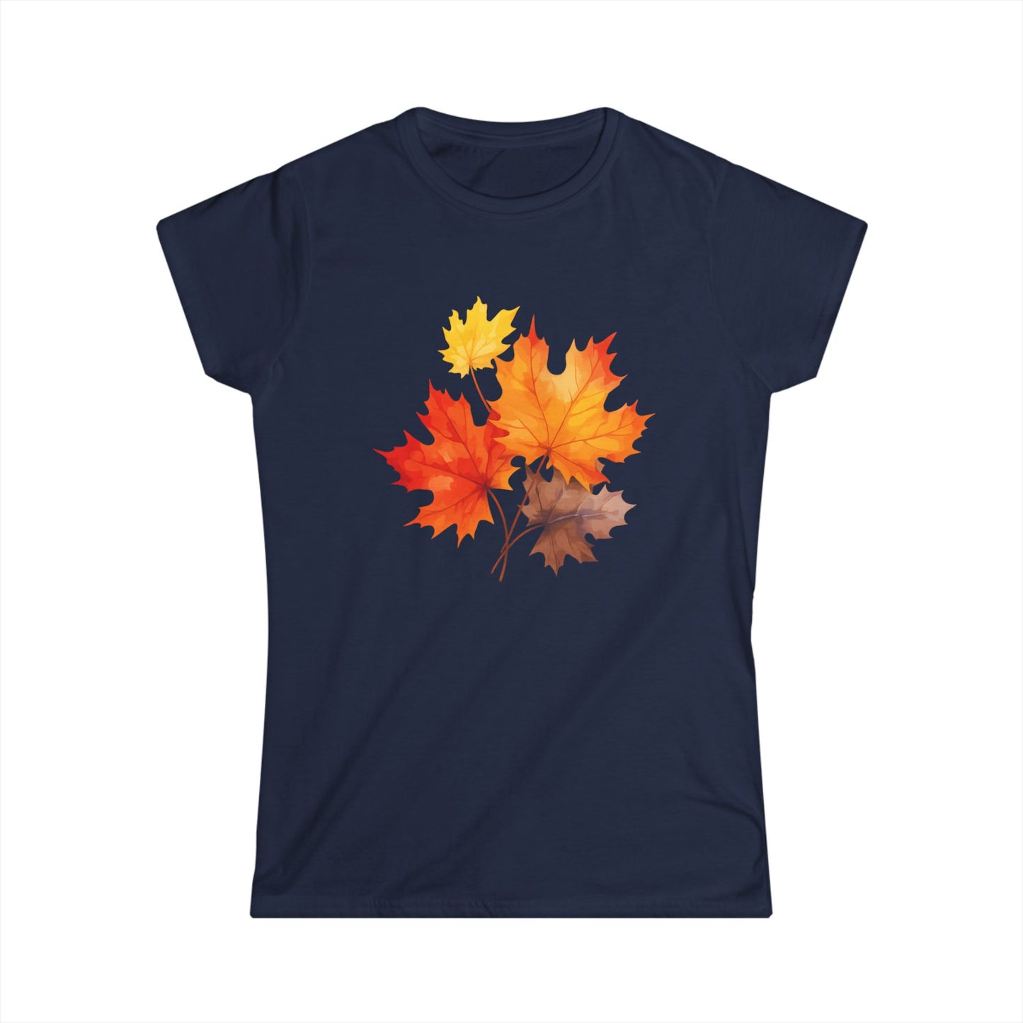 Autumn Leaves - Women's Cut Fitted Tee