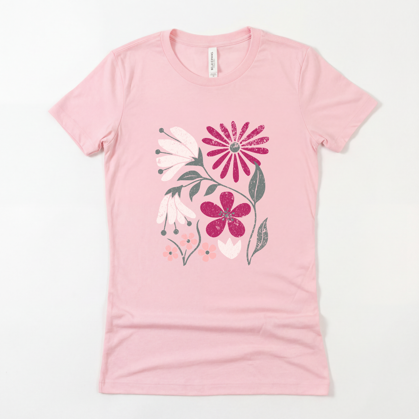 Field of Bloom — Women's Cut Fitted Tee