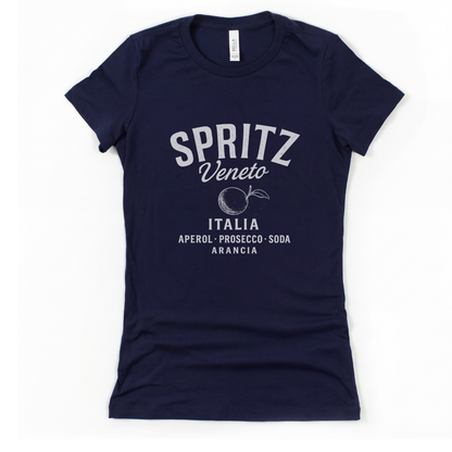 Spritz Vintage Print — Women's Cut Fitted Tee