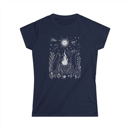 Midnight Meowgic - Women's Softstyle Tee