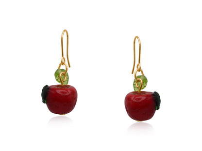Apple Tiny Drop Earrings