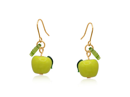 Apple Tiny Drop Earrings