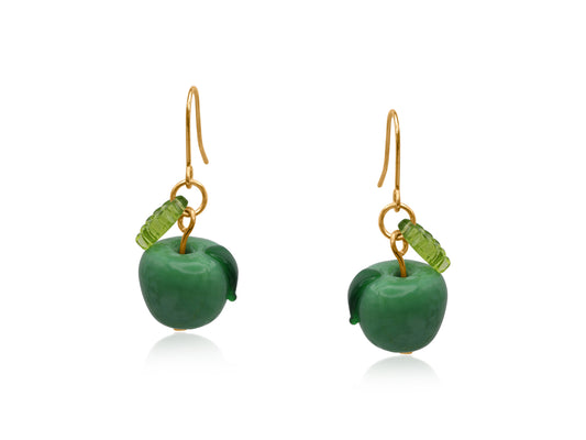 Apple Tiny Drop Earrings