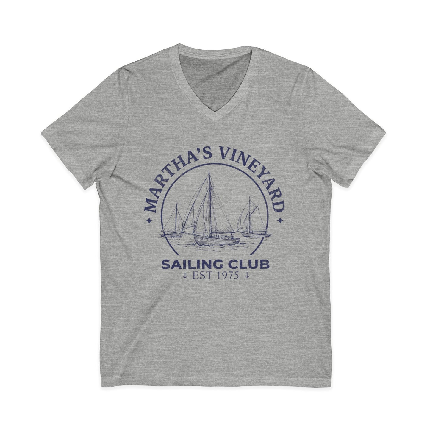 Martha's Vineyard Sailing Club - Short Sleeve V Neck