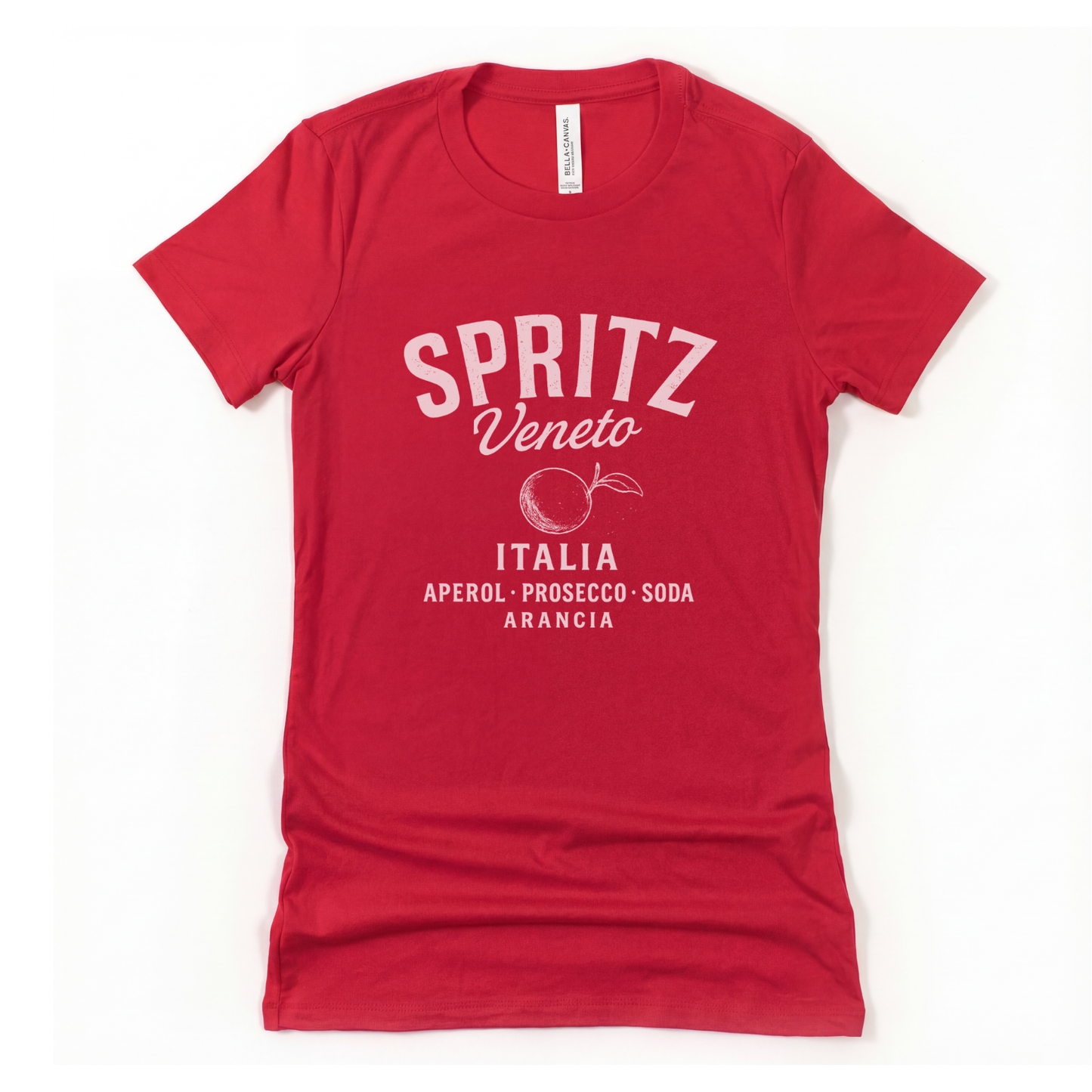 Spritz Vintage Print — Women's Cut Fitted Tee