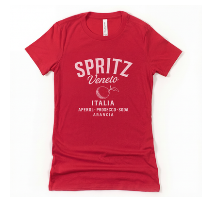 Spritz Vintage Print — Women's Cut Fitted Tee