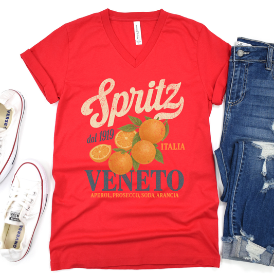 Spritz - Short Sleeve V-Neck Tee