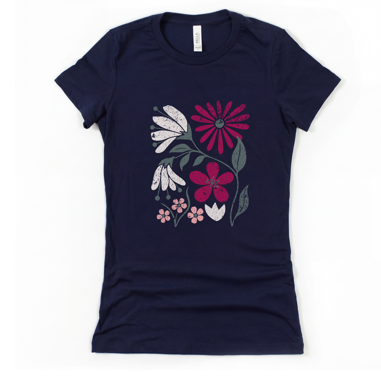 Field of Bloom — Women's Cut Fitted Tee