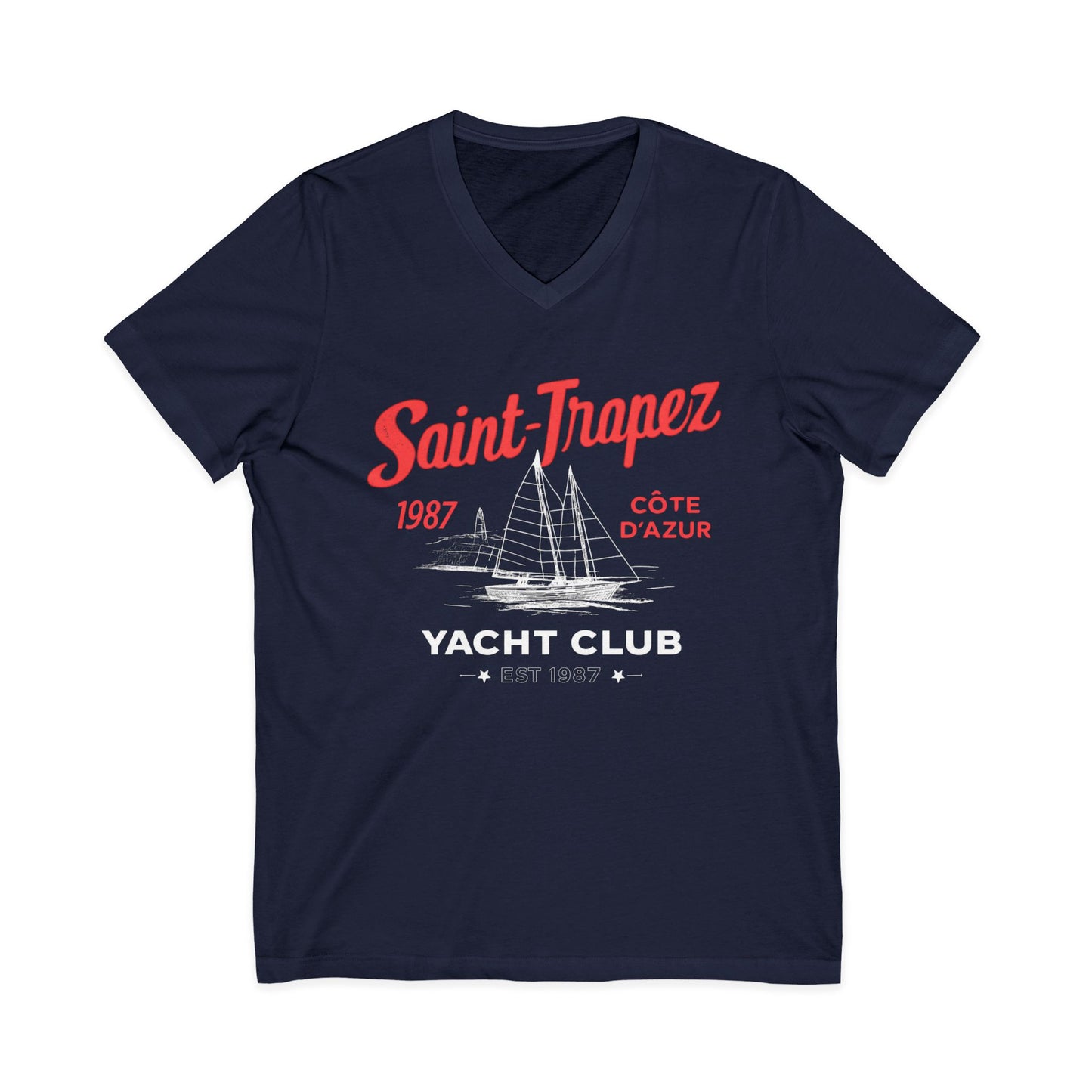 Saint Tropez Yacht Club - Short Sleeve V Neck