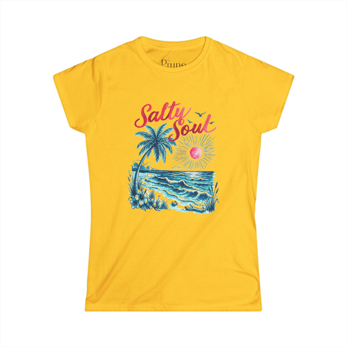 Salty Soul - Women's Cut Fitted Tee