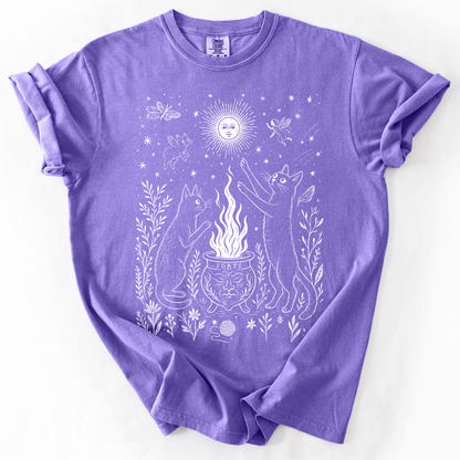 Midnight Meowgic -  Comfort Colors Relaxed Fit Premium T Shirt