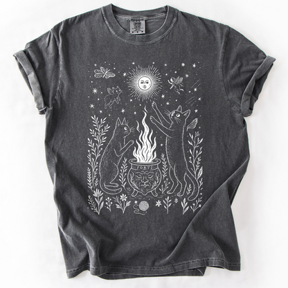 Midnight Meowgic -  Comfort Colors Relaxed Fit Premium T Shirt