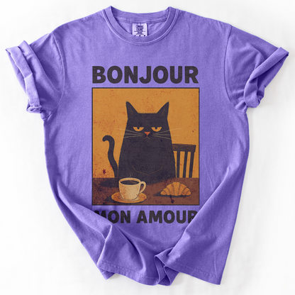 Bonjour Mon Amour -  Comfort Colors Relaxed Fit Premium T Shirt