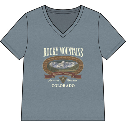 Rocky Mountains - Super Soft V-Neck