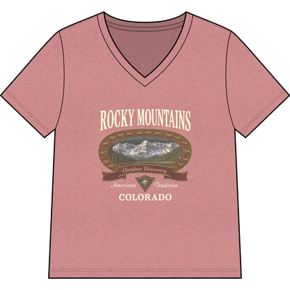 Rocky Mountains - Super Soft V-Neck