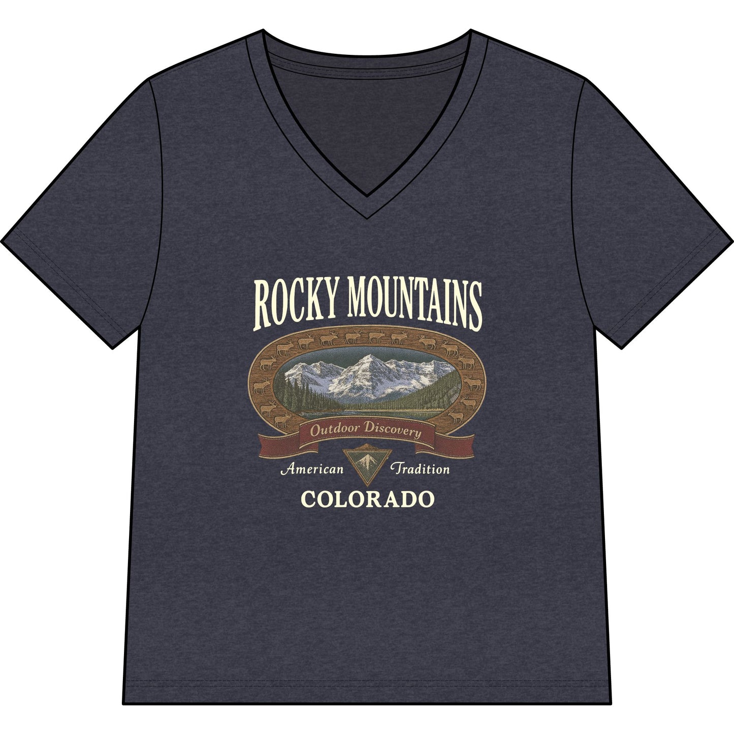 Rocky Mountains - Super Soft V-Neck