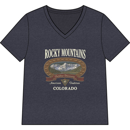 Rocky Mountains - Super Soft V-Neck