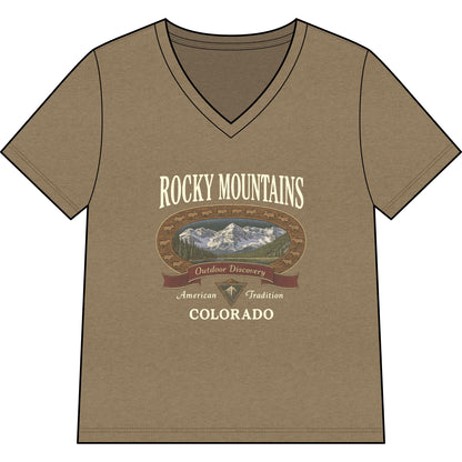 Rocky Mountains - Super Soft V-Neck
