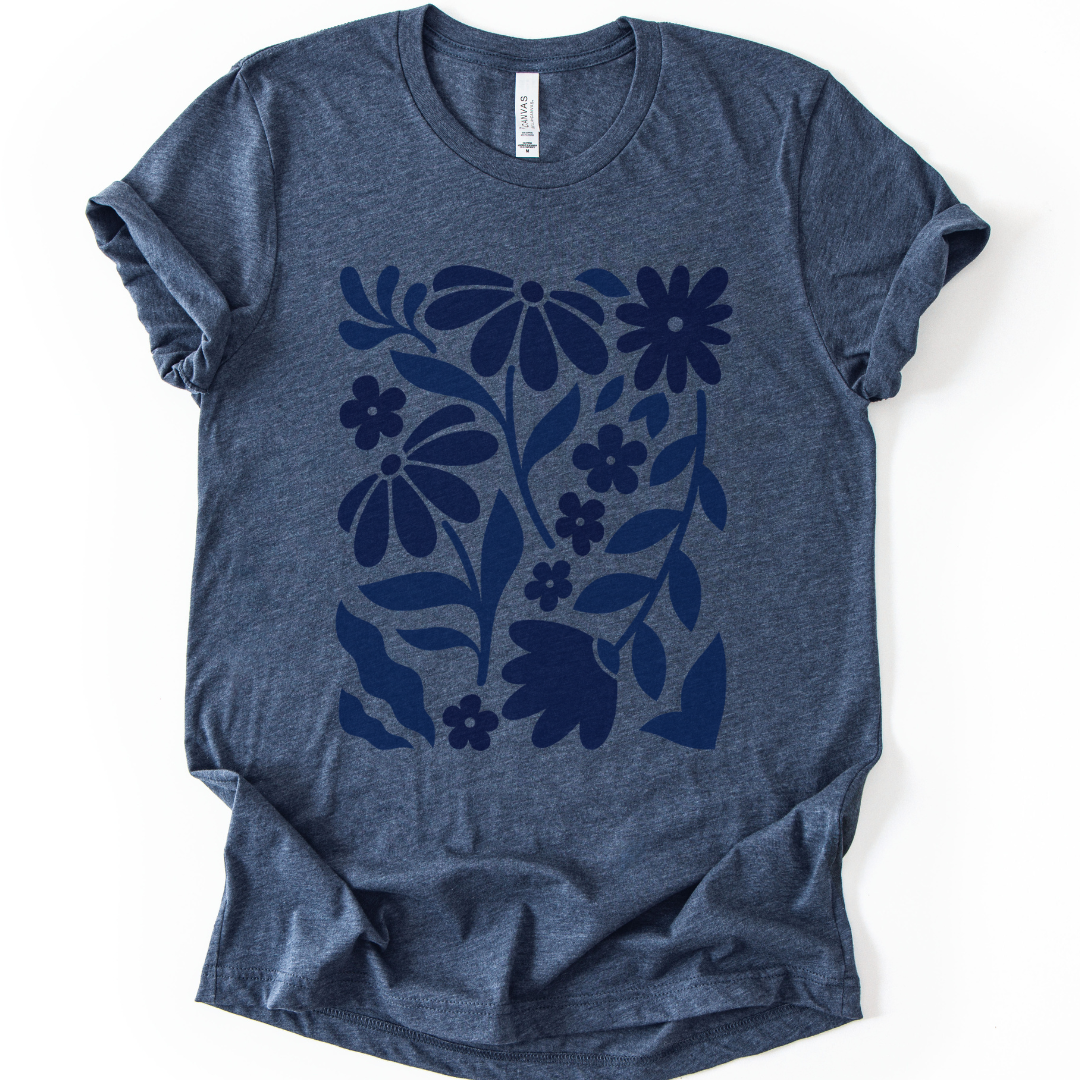 A Life In Bloom - Bella Canvas Super Soft Fitted T Shirt