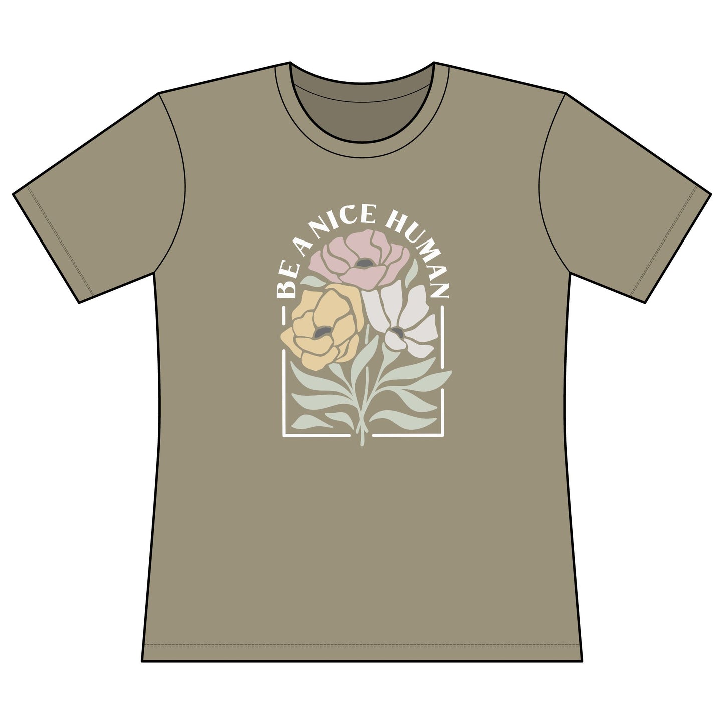 Be A Nice Human - Super Soft Women's Cut