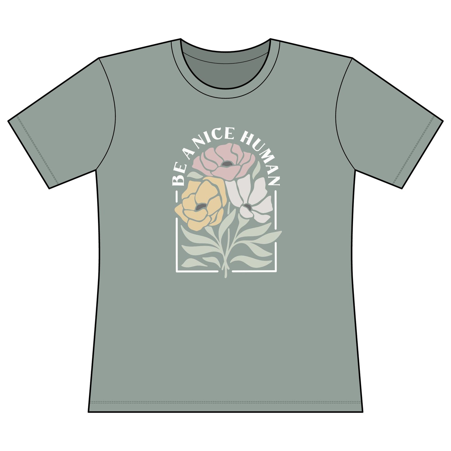 Be A Nice Human - Super Soft Women's Cut