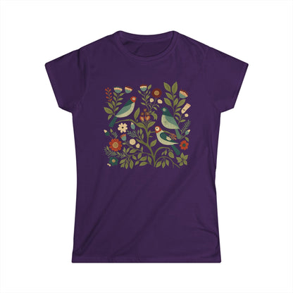 Folk Aviary - Women's Softstyle Tee