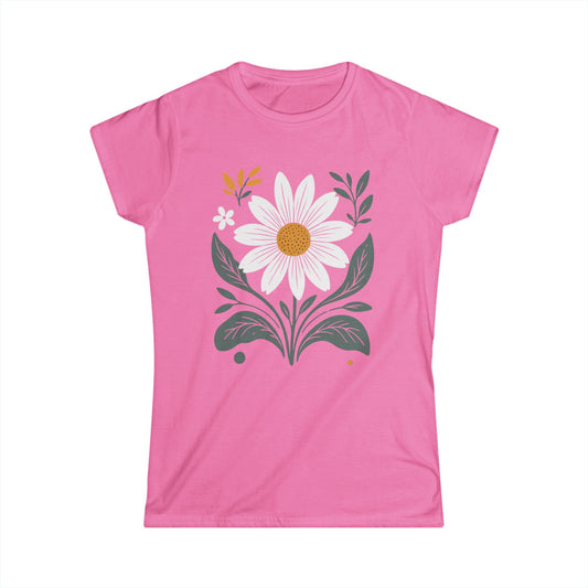 Daisy Days - Women's Cut Fitted Tee