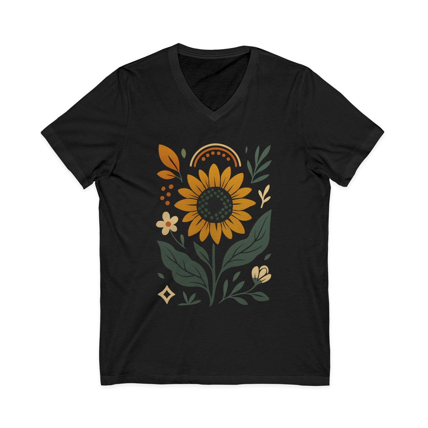 Sunflower - Short Sleeve V Neck