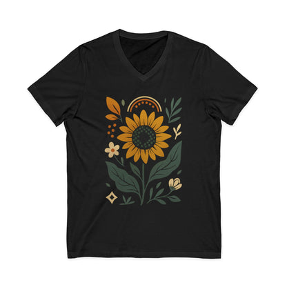Sunflower - Short Sleeve V Neck