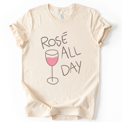 Rose All Day - Bella Canvas Super Soft Fitted T Shirt