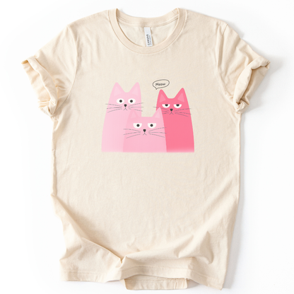 Meow - Bella Canvas Super Soft Fitted T Shirt