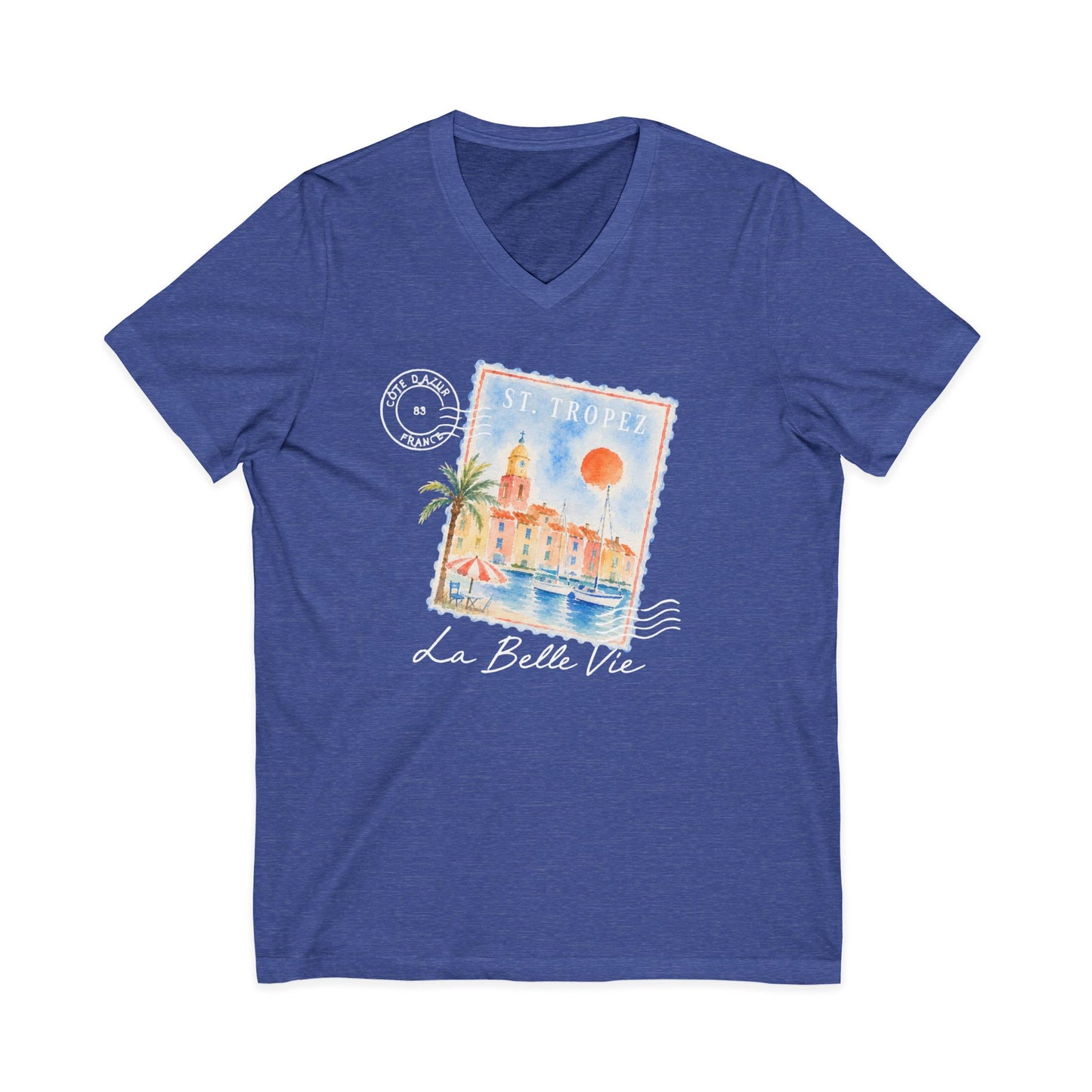 St Tropez - Short Sleeve V Neck