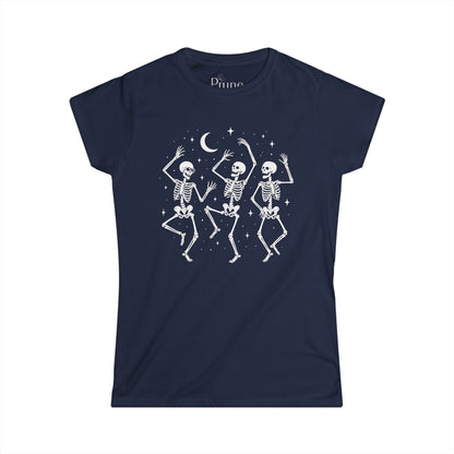 Midnight Bones and Boogie Tee - Women's Cut Fitted Tee