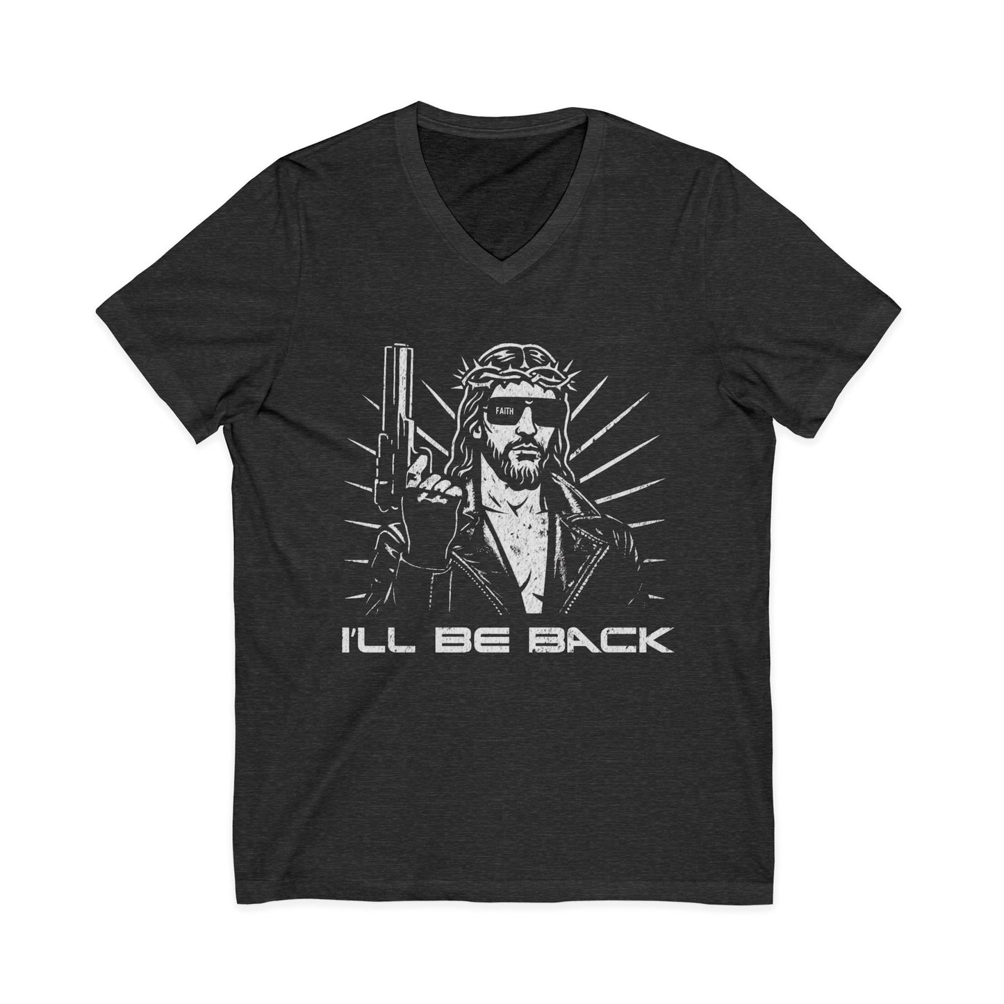 I'll Be Back  - Short Sleeve V Neck