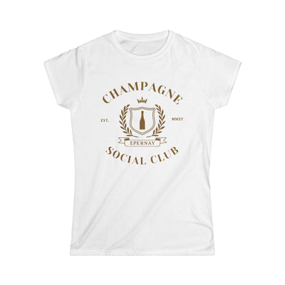 Champagne Social Club - Women's Softstyle Tee