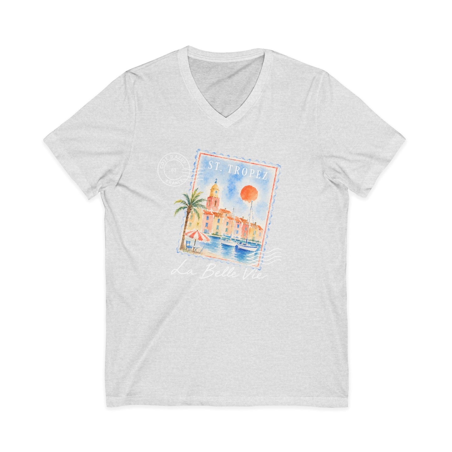 St Tropez - Short Sleeve V Neck