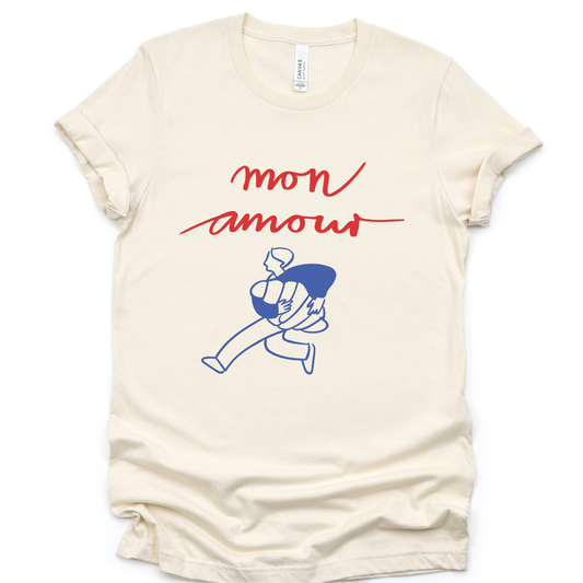 Mon Amour - Bella Canvas Super Soft Fitted T Shirt