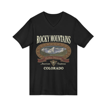 Rocky Mountains - Short Sleeve V Neck