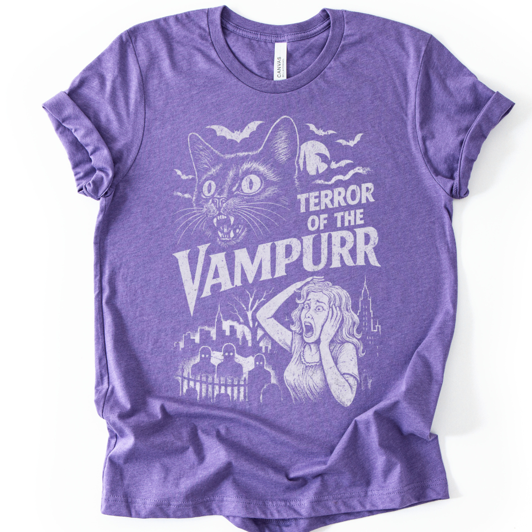 Terror Of The Vampurr - Bella Canvas Super Soft Fitted T Shirt