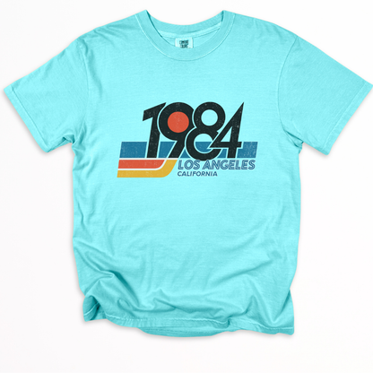 1984 LA -  Relaxed Fit Vintage Wash T Shirt