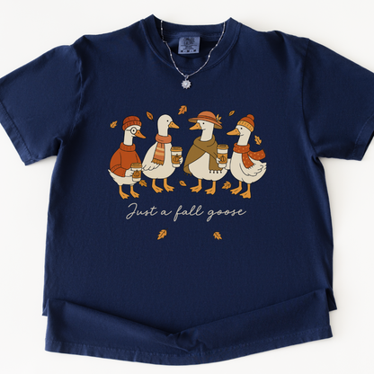 Fall Goose - Comfort Colors Relaxed Fit Premium T Shirt