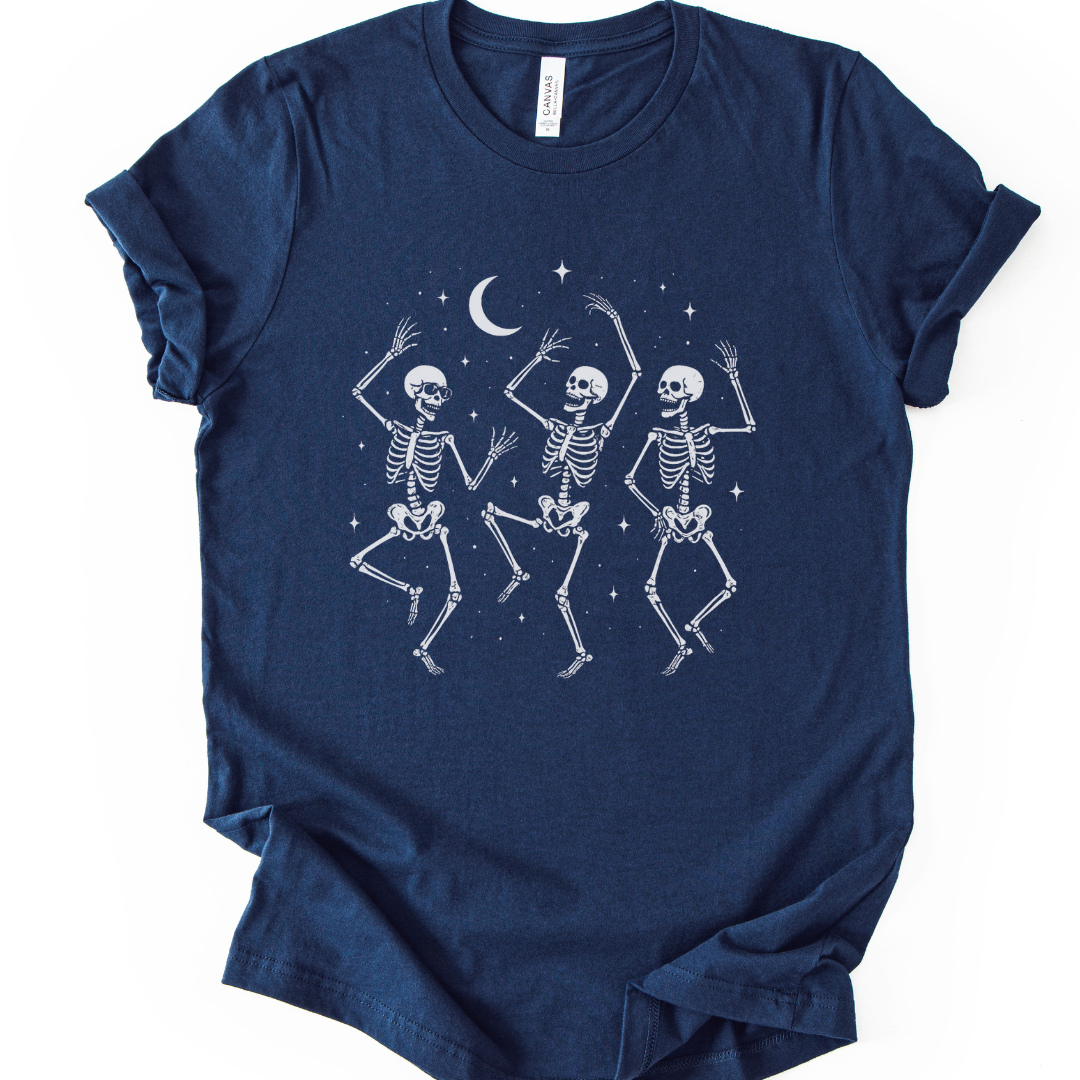 Midnight Bones & Boogie- Bella Canvas Super Soft Fitted T Shirt