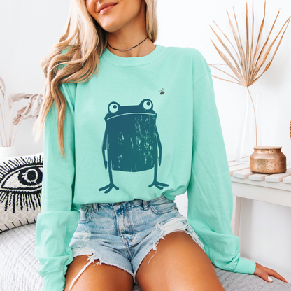 Frog - Comfort Colors Premium Long Sleeve T Shirt