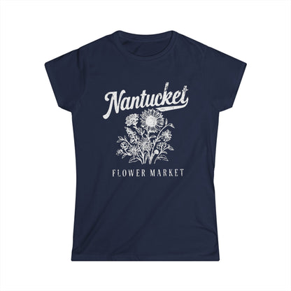 Nantucket Flower Market - Women's Softstyle Tee