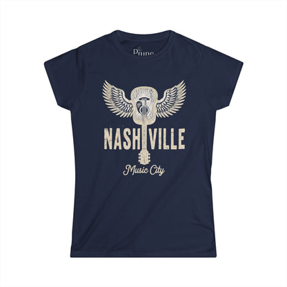 Nashville Music City  - Women's Cut Fitted Tee