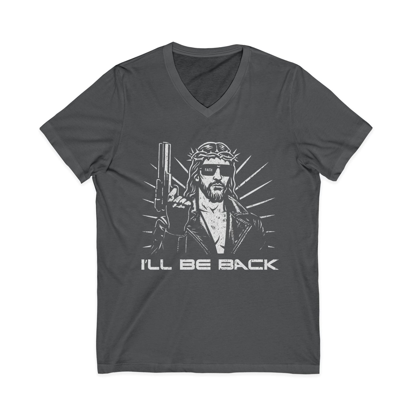 I'll Be Back  - Short Sleeve V Neck