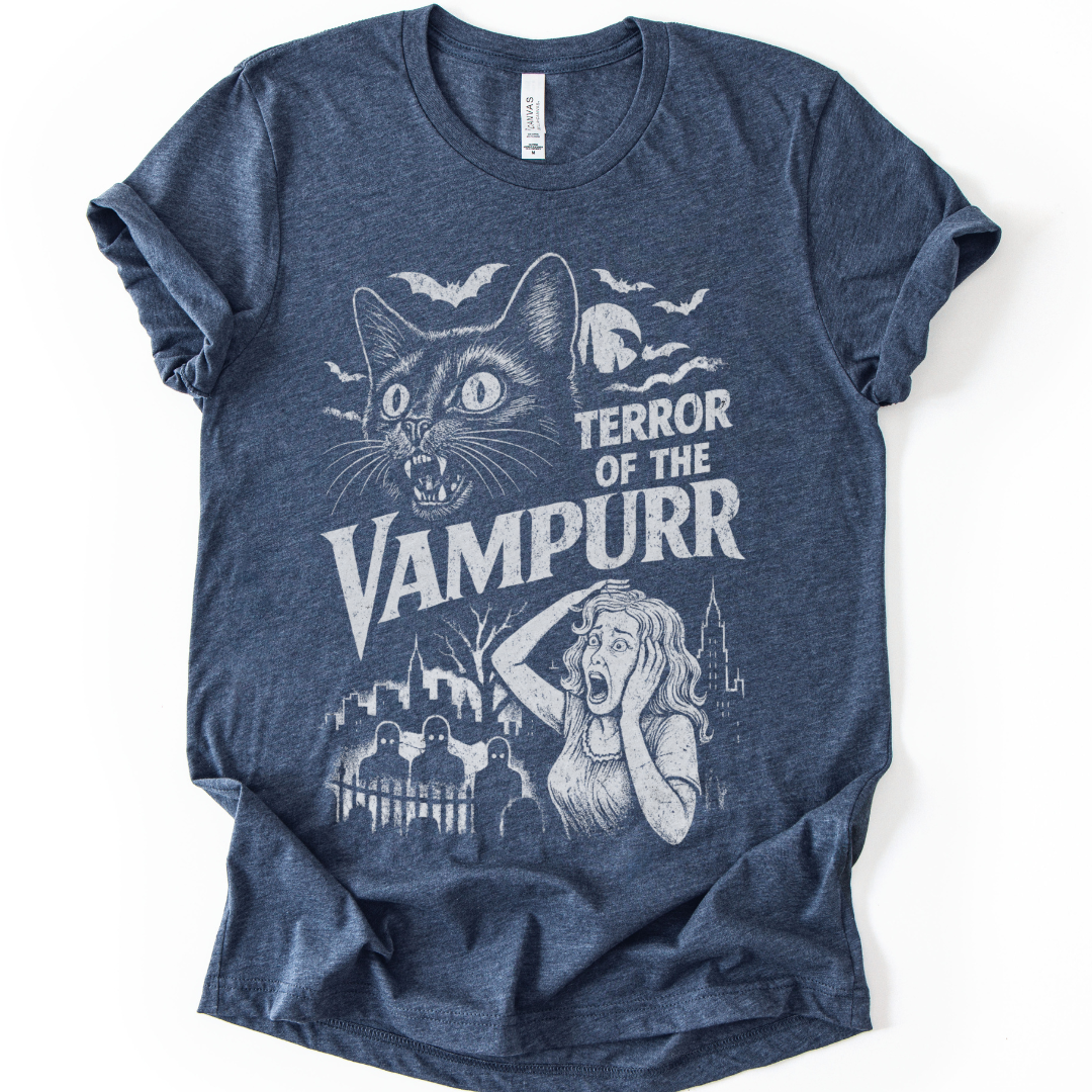 Terror Of The Vampurr - Bella Canvas Super Soft Fitted T Shirt